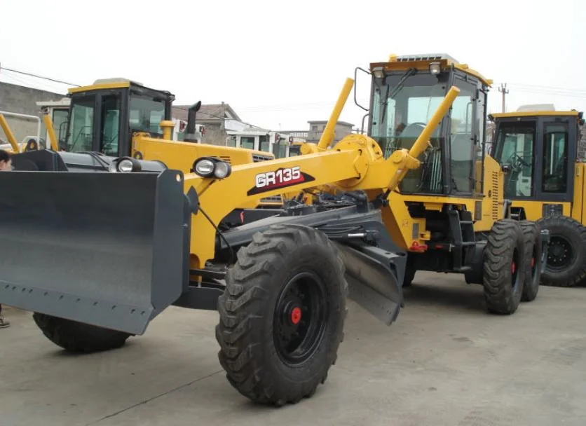 Earthmoving Machinery Cheaper Price Chinese Grader Motor Grader/ Road Grader/ with Front Blade and Rear Ripper -Horsepower Model Gr135/Gr165/Gr180/Gr215