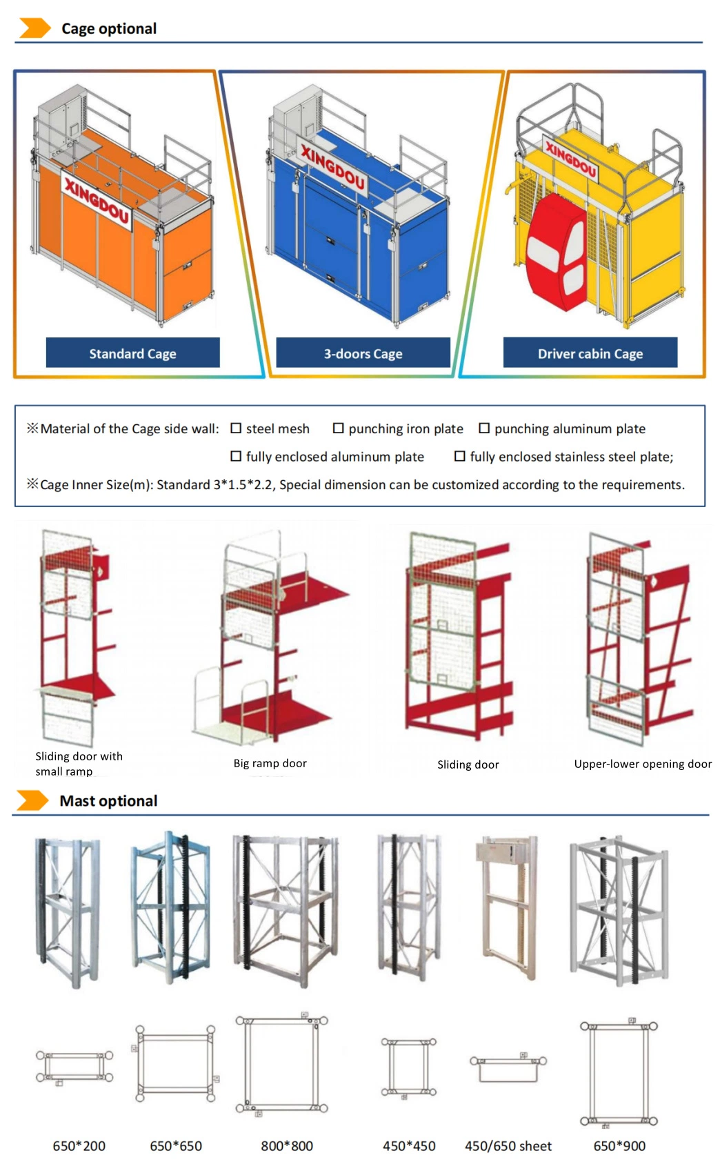 Industrial Lift and Hoist Boiler Lifter Electric Hoist Construction Site Used Construction Lifting Equipment Price