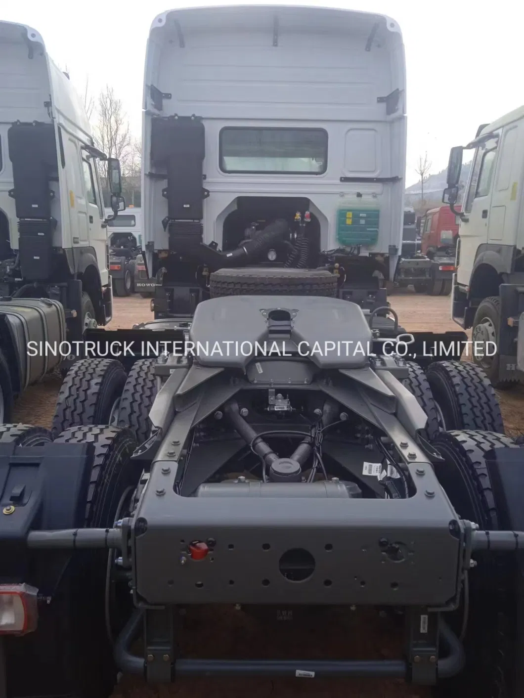 2023 Hot Sale Heavy Duty Truck Sinotruck HOWO 6*4 Hw79 10wheels Truck Head / Trailer Head White Diesel Tractor Engine Tactor Truck