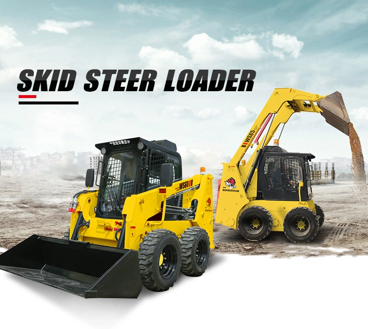 Mini Cargador Skid Steer Loader for Construction